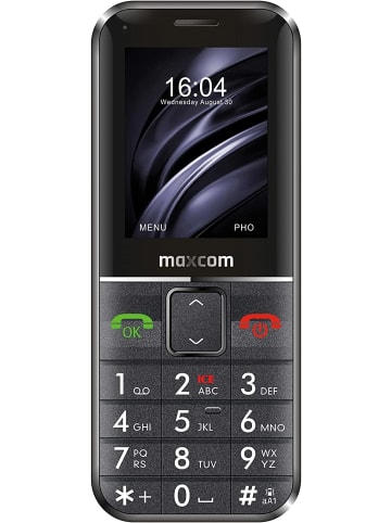 Maxcom MaxCom Comfort MM735, Balken, Single SIM, 5,59 cm (2.2 Zoll) in Schwarz