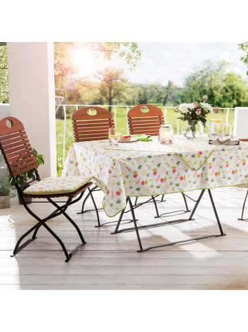 Erwin Müller Baumwollmischung Tischdecke in rosa-grün