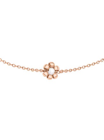 s.Oliver Fußkette Perlenblume in roségold
