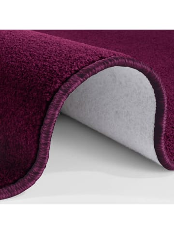 Hanse Home Teppich Nasty rund schwarzbeere