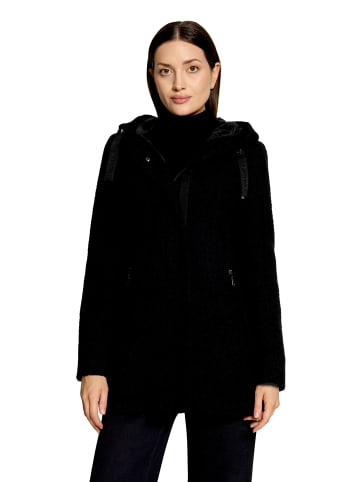 Gil Bret Wolljacke mit Kapuze in Schwarz