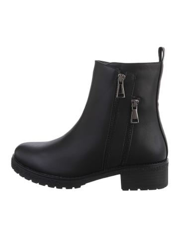 Ital-Design Stiefelette in Schwarz