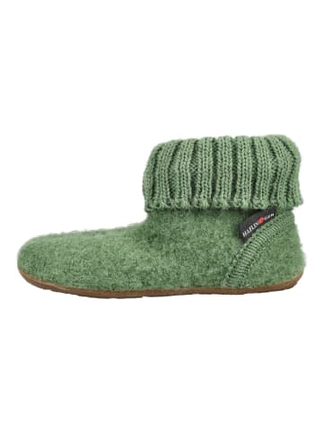 HAFLINGER Hausschuhe EVERLAST KARLO in Grün