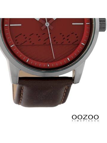 Oozoo Armbanduhr Oozoo Timepieces braun groß (ca. 45mm)