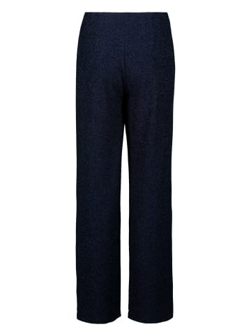 Zero  Stoffhose mit Lurexfaden in Teal Ocean