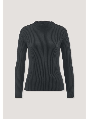 Hessnatur Strick Pullover in schwarz