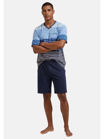 hajo Schlafanzug Klima Komfort in Marine