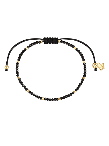 Glanzstücke München Armband aus Edelstahl mit Spinell in gelbgold