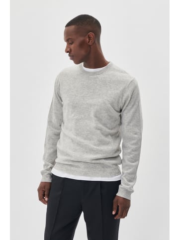 Matinique Strickpullover MAmordy Gerade Passform in Light Grey Melange