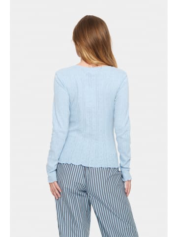 SAINT TROPEZ Jersey-Cardigan GruSZ Fitted in Heather Melange