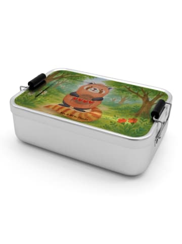 Mr. & Mrs. Panda Lunchdose Roter Panda Design ohne Spruch in Weiß