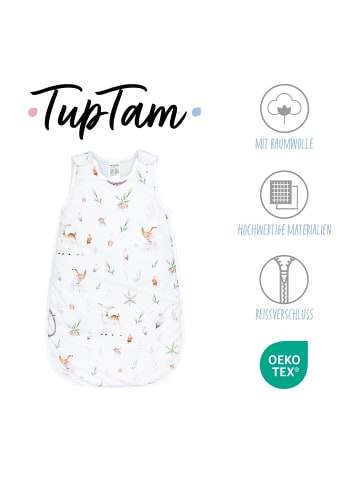TupTam Baby Ganzjahres Schlafsack Wattiert in weiß/beige