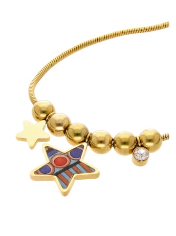 usha FESTIVAL Women Snake Chain Bracelet in Gold Multicolor
