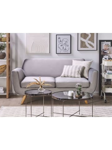 Beliani Sofa-Schonbezug BERNES in Grau - (W) 160 x (H) 44 x (L) 77 cm