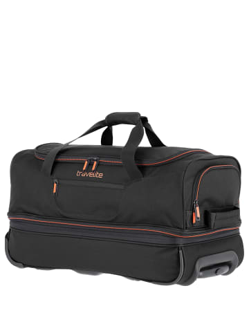 travelite Basics 51 - Rollenreisetasche S 55 cm erw. in schwarz