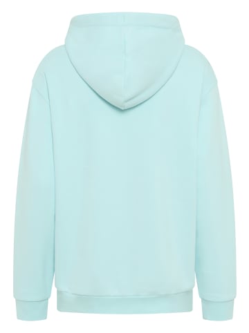 Delmao Kapuzensweatshirt in türkis