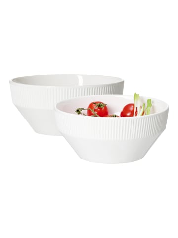 Ritzenhoff & Breker 2er Set Servierschalen Kelly in ø 23 cm in weiß