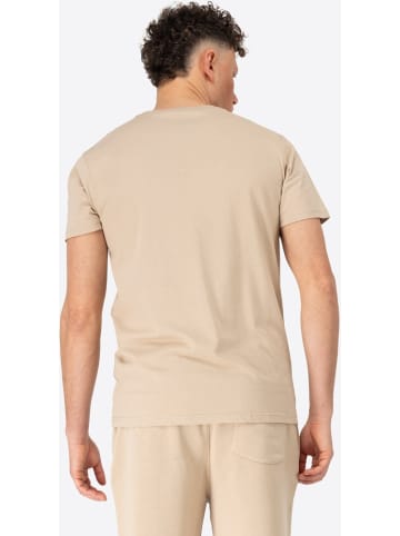 Lonsdale T-Shirt "Langsett" in Beige