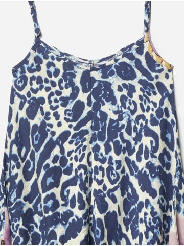 KOROSHI Flaches mÃ¤dchen viskosekleid in blau