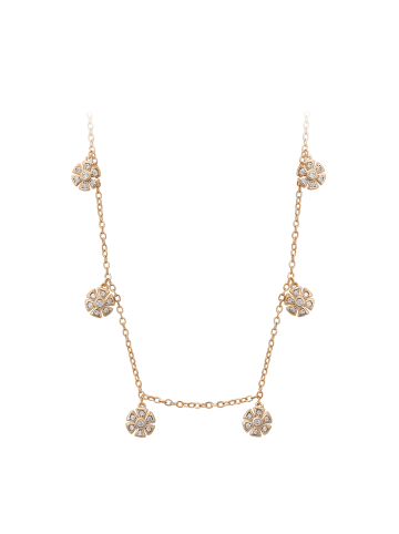 faina Women Necklace in Rose Gold