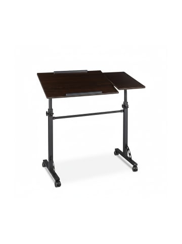 relaxdays Laptoptisch in Gelb - (B)100 x (H)110 x (T)50 cm