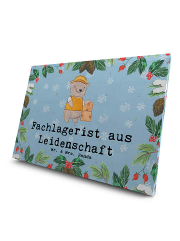 Mr. & Mrs. Panda Tee Adventskalender Fachlagerist Leidenschaft m... in Eisblau