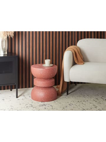 Beliani Beistelltisch FALIRO in Rot - (W) 37 x (H) 45 x (L) 37 cm