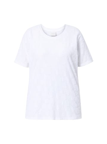 Ulla Popken Shirt in schneeweiß