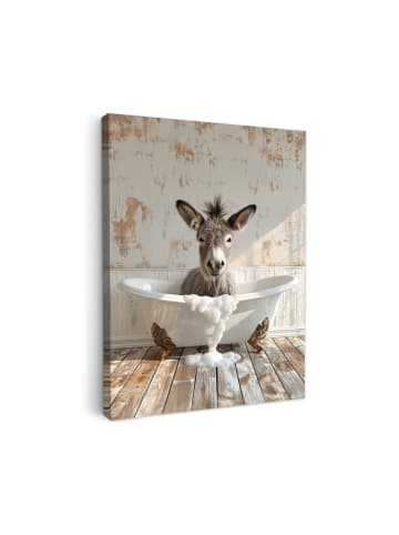 MuchoWow Leinwand bilder Esel (BxH)