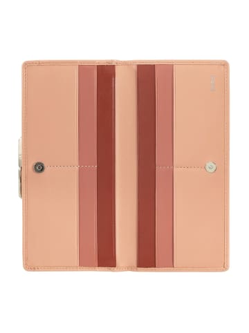DuDu Geldbörse RFID Schutz Leder 19.5 cm in puder rosa