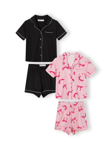 Minoti 2-er Pack Pyjama 30PJ156 in hellpink