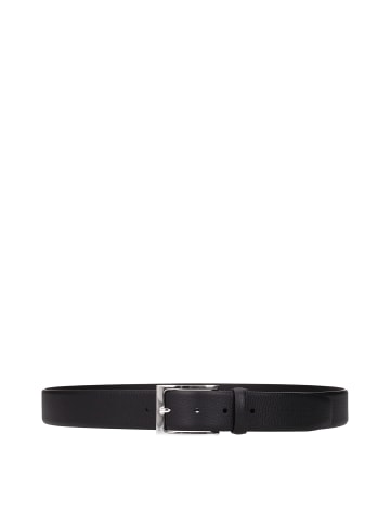 TESTONI Schwarz Leder Regular Gürtel