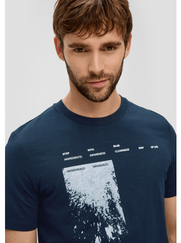 s.Oliver T-Shirt kurzarm in Blau