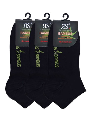 Riese Sneaker Socken in schwarz