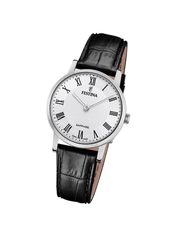 Festina Analog-Armbanduhr Festina Swiss Made schwarz klein (ca. 29mm)