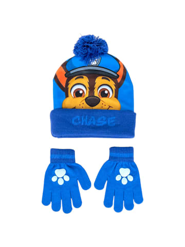 Cerda 3-tlg. Winter Mütze Set: PAW Patrol in Blau