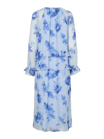 Pieces Maxikleid in Cashmere Blue