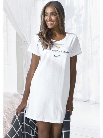 Vivance Active Sleepshirt in weiß