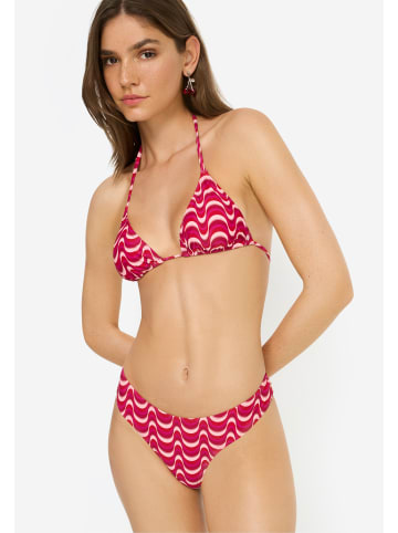 LSCN BY LASCANA Triangel-Bikini-Top in pink waves