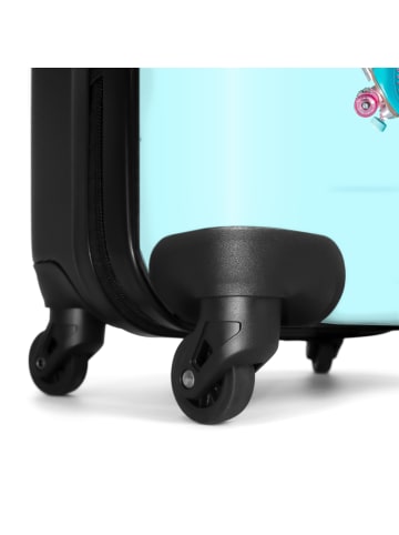 MuchoWow Suitcase, Koffer, Reisekoffer Flamingo