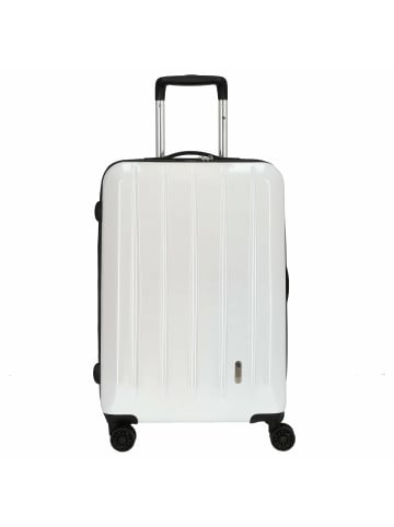 Check.In London 2.0 - 4-Rollen-Trolley 67 cm (orange) in weiss