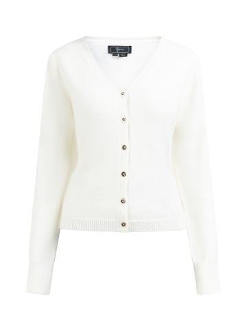 faina Damen Strickjacke in wollweiss