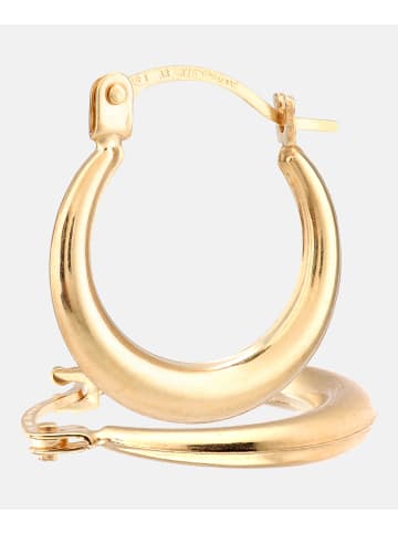 Vanlere Creolen aus 375 Gelbgold