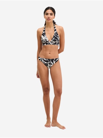 Marc O'Polo Bikini-Hose Abstract Floral in black/white cotton print