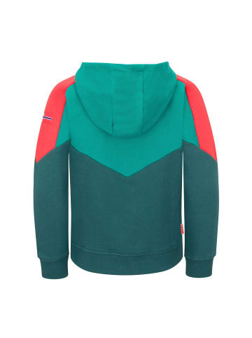 Trollkids Sweatjacke Flekkefjord in midnight petrol