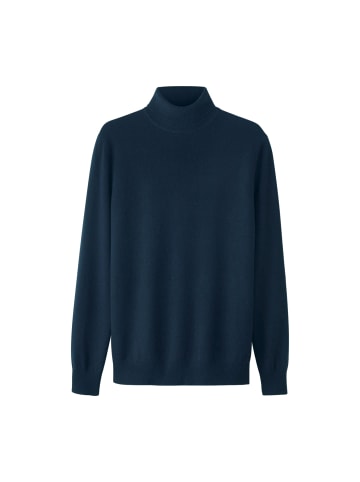 Hessnatur Rollkragen-Pullover in marine