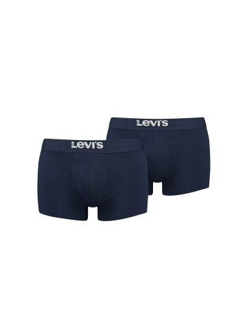 Levi´s Boxershorts LEVIS MEN SOLID BASIC TRUNK ORGANIC CO 2er Pack in Navy