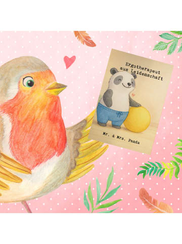 Mr. & Mrs. Panda Grußkarte Ergotherapeut Leidenschaft Design mit... in Weiß