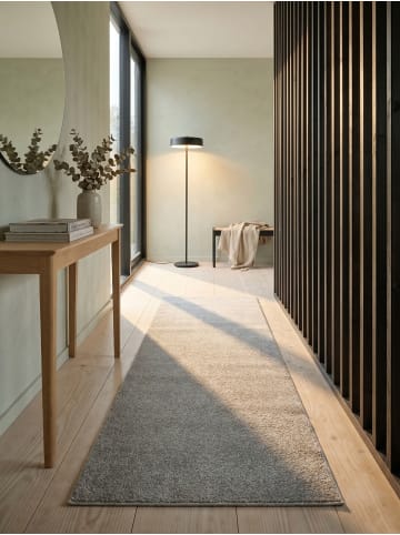 KADIMA DESIGN Teppich Kurzflor Waschbar Einfarbig MAIN Strapazierfähig OEKO-TEX in Creme
