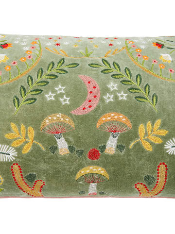 Butlers Kissen BOHEMIAN Wald in Grün